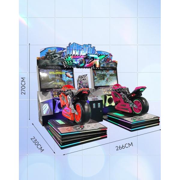 Indoor Motorcycle Race Car Arcade Machine Motor Simulator For Amusement Game Center