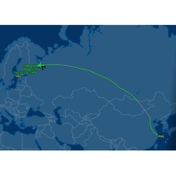 Rapid Reply Air Freight Logistics China To Helsinki Finland With Wide Aircraft