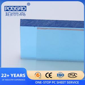 Clear Fire Resistant Solid Polycarbonate Panels UV Protection Polycarbonate
