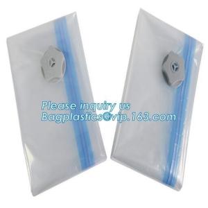 large size vacuum plastic big jumbo, vacuum hanging bag with a valve, vacuum