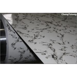 Stone Grain Galvannealed Steel Sheet , Counter Decoration Pre Coated Metal