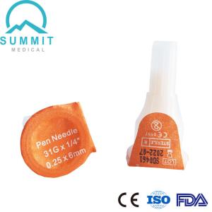 Summit Medical Insulin Pen Needles (31G 6mm) 100 Pieces