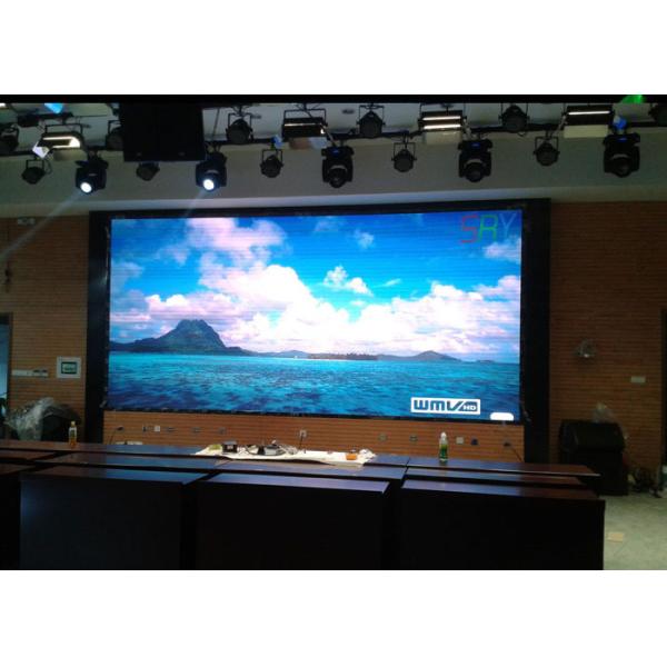 Wall Mounted P3 Indoor Fixed LED Display HD RGB LED Screen For Government