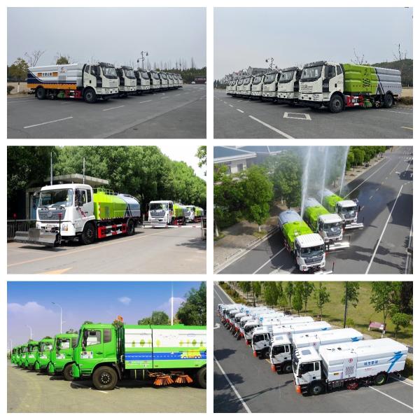 10cbm Wet And Dry Road Sweeper Truck High Pressure High Performance