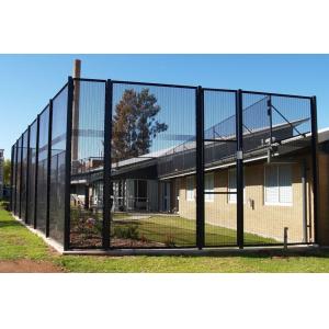Powder Coated Security Iron 358 Anti Climb Fence
