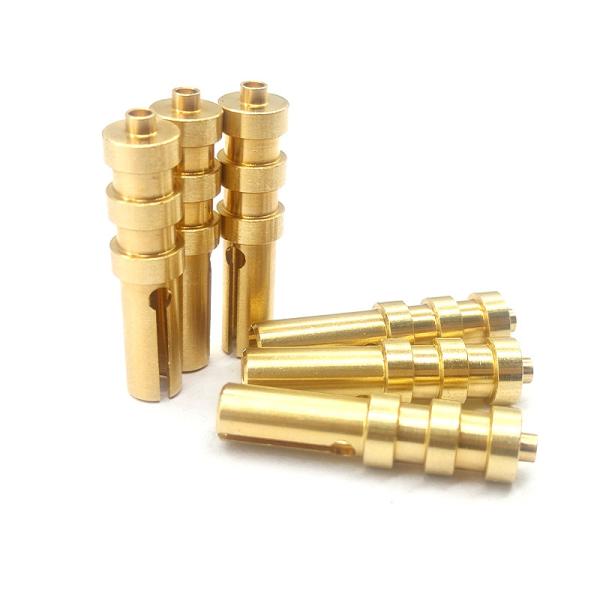 Buy Copper Grounding Contact Pin With Acid Pickling Finish Electrical Connector Parts at wholesale prices