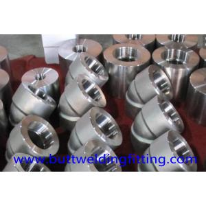 STD UNS S32750 Forged Pipe Fittings 90 Degree 4'' Super Duplex Stainless Steel
