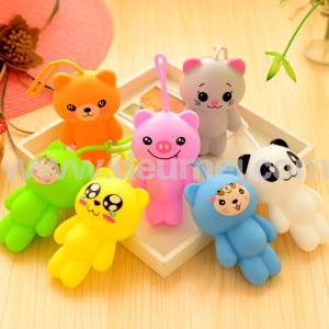 HOT High Quality New Design Cute Bear Silicone Key Bag Eco-friendly Key Case Holder