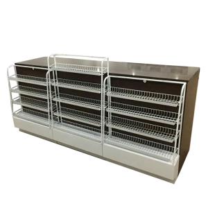 Quality Customization Supermarket Register Counter Eco Friendly Cashier Counter for sale