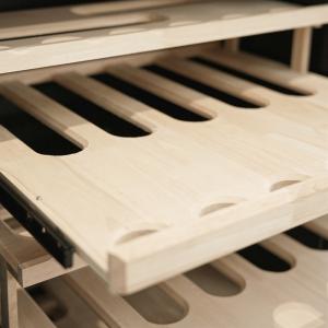 Digital Precision Climate Control Black Wood Cigar Cooler Humidor