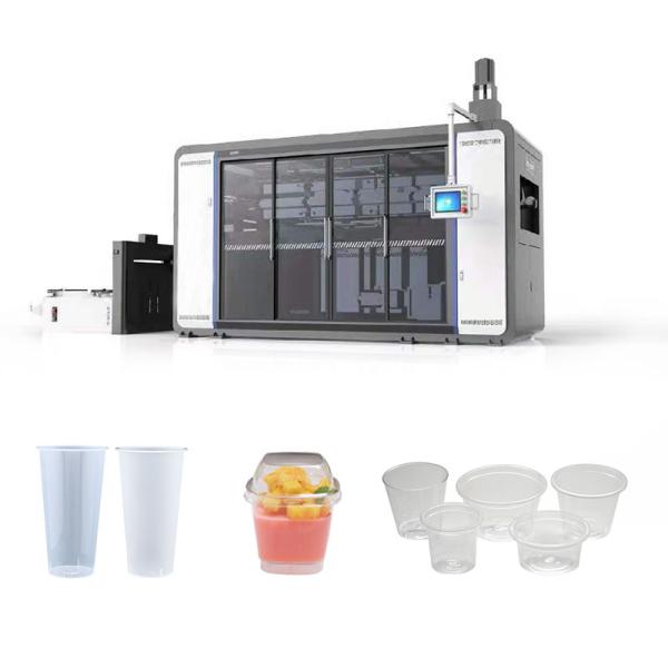 China Full Servo PP PET Plastic Cup Thermoforming Machine on sale