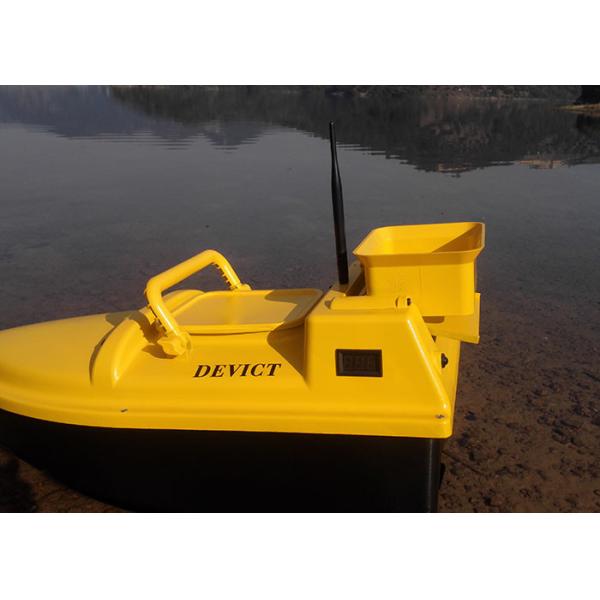 RC Fishing Bait Boat DEVC-103 yellow ABS plastic 11KG / Carton AC 110-240V