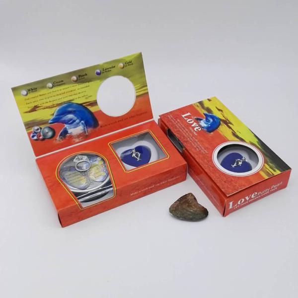 Love Pearl and Wish Pearl Gift Set With Neckalce And Double Dolphin Shape Cage Pendant