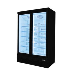 Customization Commercial Display Freezer Multi Glass Door Bottom Mount