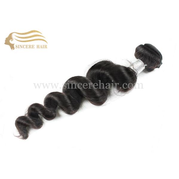 14" Body Wave Hair Weft Extensions, 35 CM Brown Remy Human Hair Weft Extension For Sale