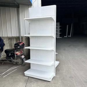 Factory Custom Size Color rak minimarket gondola super market racks white