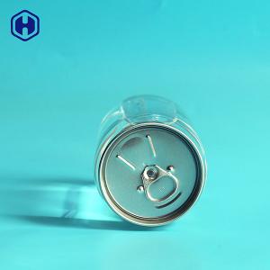 Food Grade Round 375ML Clear Plastic Soda Water Cans