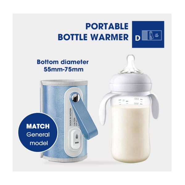 Buy USB Portable Travel Bottle Warmer Breastmilk Velcro Design Feeder Bottle Warmer at wholesale prices