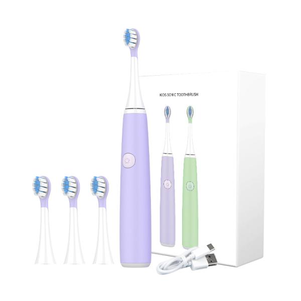 Buy 3 Cleaning Modes Pressure Sensing Children Childrens Sonic Toothbrush IPX7 BS51 at wholesale prices