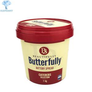 Eco Friendly 500ml Ice Cream Tub 8oz Ice Cream Containers With Lids
