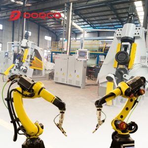 Automated Vertical Ring Rolling Machine with KUKA210 Robot 240 Pcs/Hour