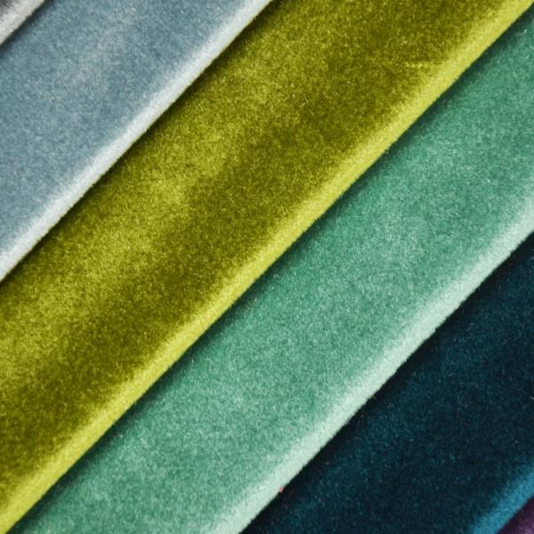 Exquisite and soft handle Italy velvet/velveteen for curtain fabric with various color