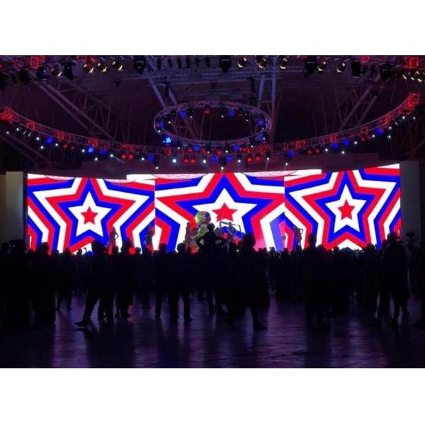 High Brightness 4.81mm Led Stage Backdrop Screen 500x1000mm