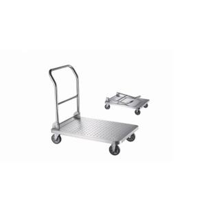 Commercial Stainless Steel Service Cart Large Platform Heavy Duty Hand Truck