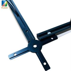 Multi angle docking of circular cover to LED Pixel Bar tube for bar club