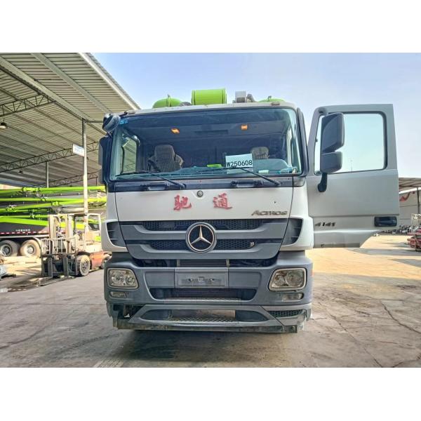 Buy 2018 Zoomlion 56m Truck-Mounted Concrete Pump with 6 Sections RZ Fold Boom and Euro V Emission at wholesale prices