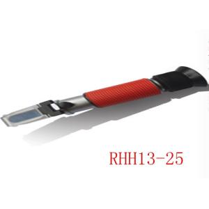 RHH13-25 Hand Held Refractometer , Sugar Brix Refractometer German Optical Glass