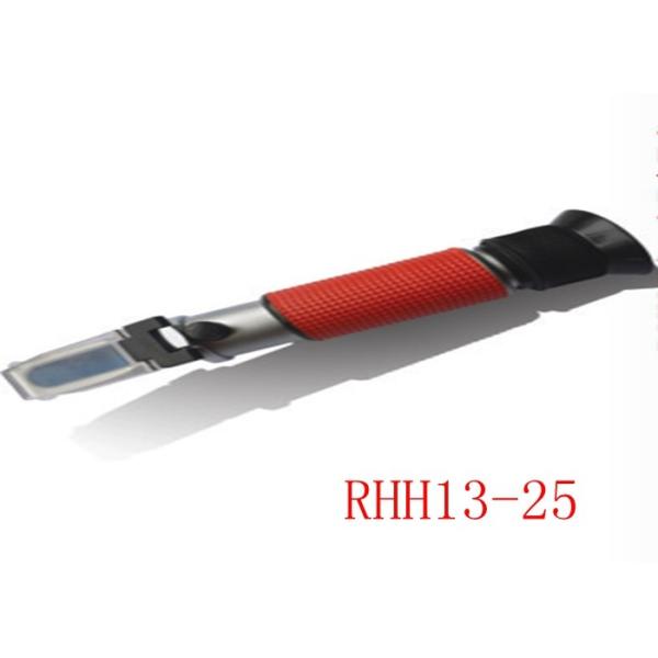 RHH13-25 Hand Held Refractometer , Sugar Brix Refractometer German Optical Glass