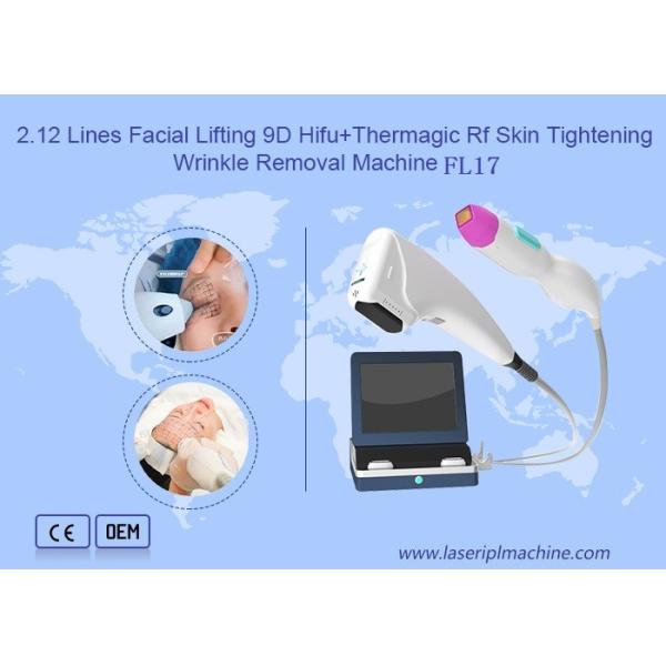 200w 4d Hifu Ultrasound Facelift Machine 2pcs Handles