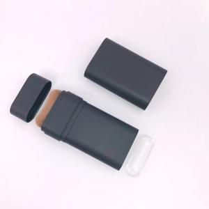 Custom Plastic Blush Stick Container with Silkscreen Print