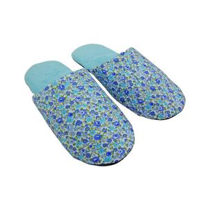 Anti - Slip Travel Living Room Disposable Hotel Slippers With Floral Pattern