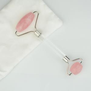 Transparent Acrylic Handle Jade Stone Rollers