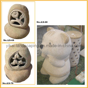 Outdoor Granite Garden Lamp