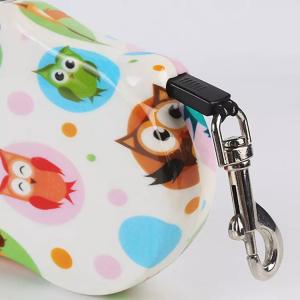 Custom Print Logo Pet Retractable Handle Dog Leash 6m For Running