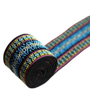 Jacquard Ribbon for Garment Underwear Waistband Vintage Jacquard Elastic Band