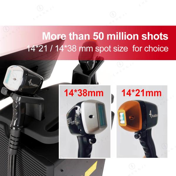 755 808 1064 Hair Removal Machine for Beauty Salon Diode Laser Hair Removal Machine