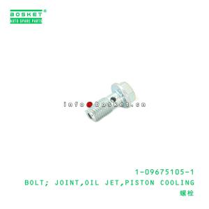 1-09675105-1 Piston Cooling Oil Jet Joint Bolt 1096751051 Suitable for ISUZU FVR