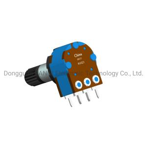 12mm Dual Unit Rotary Potentiometer Insulated Shaft Sealed RV123G0 OEM