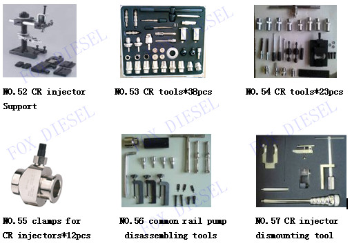 Common rail injector pump repair special tools(full common rail tools catalog)
