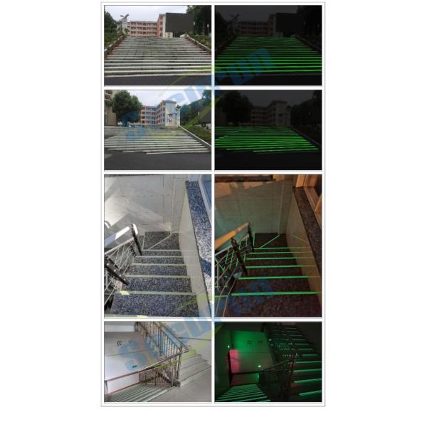 Aluminum Photoluminescent Egress Path Markings Stair Nosings 5