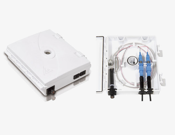 optical fiber distribution box FTTH Outdoor use 2F Access terminal box IP55 Protection Level