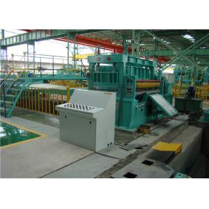120 KW Steel Coil Cut To Length Line PLC Automatic Control Automatic Piling Up