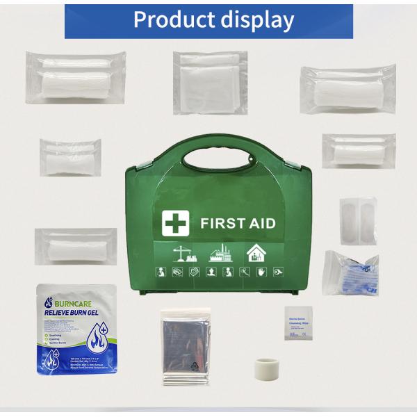Manufacturer Plastic Green First Aid Kit Box Medical Emergency