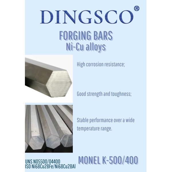 Monel-K500/400 Solid Hex Rod Polished Hexagonal Bar For Construction