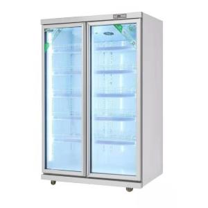 Air Cooling Soft Drink Upright Display Cooler Commercial 220v 60hz