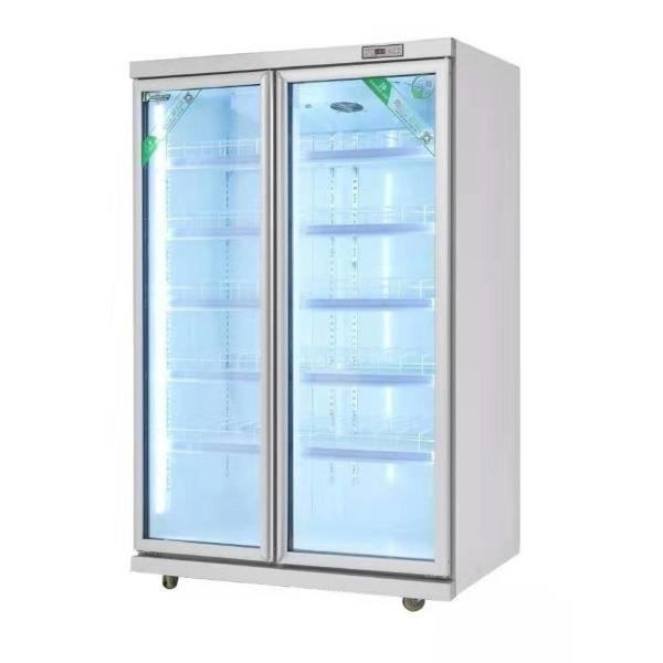 Buy Air Cooling Soft Drink Upright Display Cooler Commercial 220v 60hz at wholesale prices